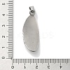 Retro 304 Stainless Steel Enamel Pendants STAS-Z098-28AS-3