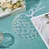 Brass ABS Plastic Pearl Beaded Elastic Headband OHAR-WH20008-02S-7