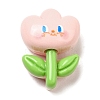 Cartoon Opaque Resin Cabochons LS-RESI-I055-03H-1