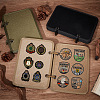 3 Sets 3 Colors Velvet Badge Armband Patch Display Board AJEW-NB0005-55-4