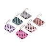 Big Polka Dot Corduroy Clutch Bags AJEW-N003-27-1