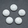 Natural Howlite Cabochons G-P393-R32-8MM-1