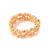 5 Colors Glass Finger Rings RJEW-MZ00035-4