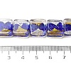 Handmade Gold Foil and Silver Foil Lampwork Beads FOIL-C001-01A-06-4