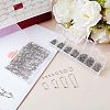 316 Stainless Steel Hoop Earrings Findings & 304 Stainless Steel Open Jump Rings Findings Kits STAS-UN0010-30-4