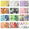 DIY Acrylic Beads & Brass European Style Bracelet Making Kits DIY-YW0012-21A-2