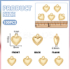 304 Stainless Steel Charms STAS-UN0007-26G-3