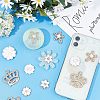 Alloy Rhinestone Cabochons PALLOY-OC0002-15LG-6