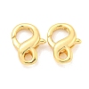 Rack Plating Brass Double Lobster Claw Clasps KK-G416-53P-01-1