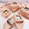 Folding Kraft Paper Cardboard Jewelry Gift Boxes LS-CON-WH0092-25B-4