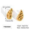 Fashionable Stainless Steel Stud Earrings XS8397-2-1