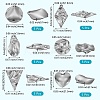 30Pcs 6 Style 304 Stainless Steel Pendant STAS-SZ0002-70P-2