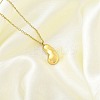 Ion Plating(IP) 304 Stainless Steel Pendant Necklace NJEW-K255-23G-2