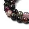 Round Natural Multicolor Tourmaline Beads Strands G-K068-13-6mm-01-4