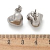 304 Stainless Steel Stud Earrings for Women LS-EJEW-A130-04P-3