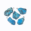 Natural Regalite/Imperial Jasper/Sea Sediment Jasper Pendants G-S299-34D-1