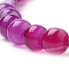 Natural Striped Agate/Banded Agate Beads Strands X-G-S259-04G-8mm-3