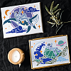 1 Set Sea Animals PET Hollow Out Drawing Painting Stencils DIY-MA0004-85-2