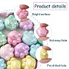 70Pcs 7 Colors Opaque Acrylic Cat Paw Beads MACR-CJ0001-48-3