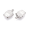 304 Stainless Steel Pendants X-STAS-T067-80P-2