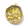 Transparent Resin Pendants CRES-F022-03A-3