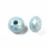 Spray Painted Acrylic Beads MACR-S280-03B-4