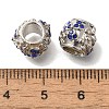 Rack Plating Alloy European Beads FIND-H005-22P-01-2