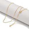 Brass Cable Chain Necklaces KK-H503-40G-1