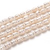 Natural Cultured Freshwater Pearl Beads Strands PEAR-L033-60-1