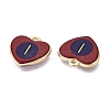 Valentine's Day Printed Alloy Pendants PALLOY-SZC0008-15E-2