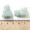 Natural Flower Amazonite Carved Figurines DJEW-L023-B11-3