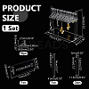 Coat Hanger Removable Acrylic Earring Displays EDIS-WH0041-02B-01-2