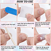 ABS Plastic Pure Color Press On False Nails MRMJ-WH20004-32A-5