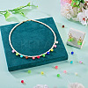 110Pcs 11 Colors Glass Pendants PALLOY-TAC0288-7