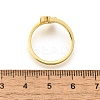 Brass Cuff Rings for Women RJEW-U044-I-5