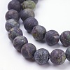 Natural Bloodstone Beads Strands G-F520-59-6mm-1