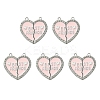 Alloy Enamel Split Pendant ENAM-YW0003-81G-1