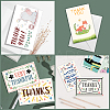 SUPERDANT Thank You Theme Cards and Paper Envelopes DIY-SD0001-01C-4
