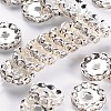 Grade A Brass Rhinestone Spacer Beads RSB160NF-01-1