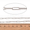 Tarnish Resistant 304 Stainless Steel Paperclip Chains CHS-L022-02P-2