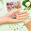 452Pcs 6 Style Transparent Crackle & Frosted Glass Beads CCG-YW0001-07-7