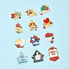 24Pcs 12 Styles Mother's Day Theme Alloy Enamel Pendants ENAM-FS0002-77-7