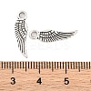 Tibetan Style Alloy Wing Pendants X-TIBEP-3344-AS-NR-2