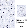 2Yards PET Paillette Velvet Fabric AJEW-DC0001-87B-2