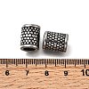 304 Stainless Steel European Tube Beads STAS-D382-08AS-3