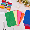 7Pcs 7 Colors Non-woven Felt Fabric DIY-CP0012-69D-3