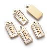 Natural Shell Pendants X-STAS-H100-01G-1