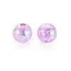 Transparent Crackle Acrylic Beads MACR-S373-66-L01-2