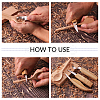 Wood Carving Spoon AJEW-GF0001-38-4