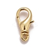 Brass Lobster Claw Clasps KK-M229-50G-2